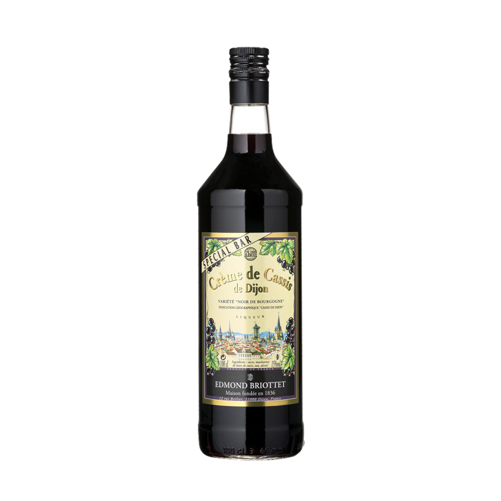 Liker Cassis Crna Ribizla Special Bar Briottet na beloj pozadini