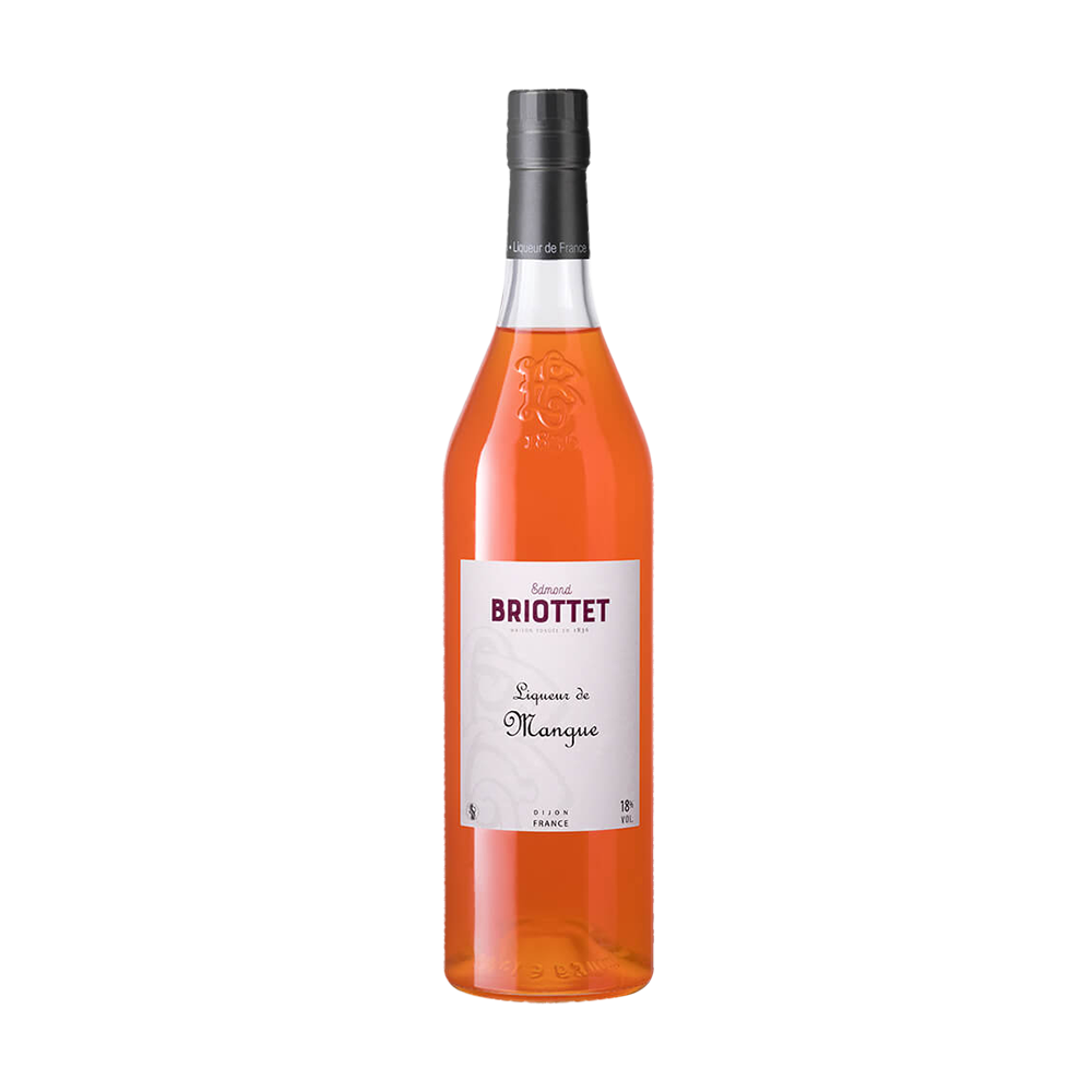 Liker Mango Briottet na beloj pozadini