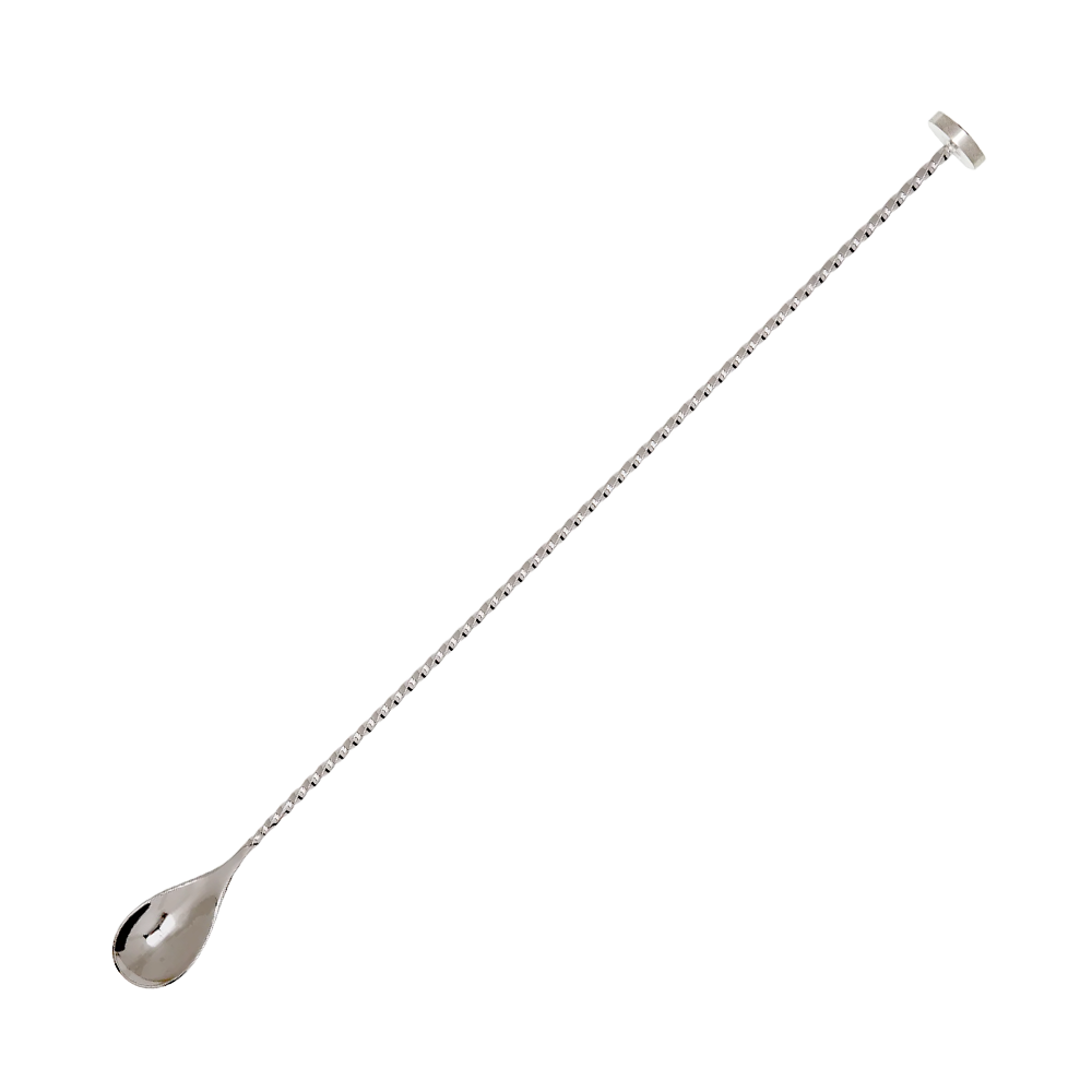 Cocktail Kingdom Barspoon Muddler 40cm na beloj pozadini
