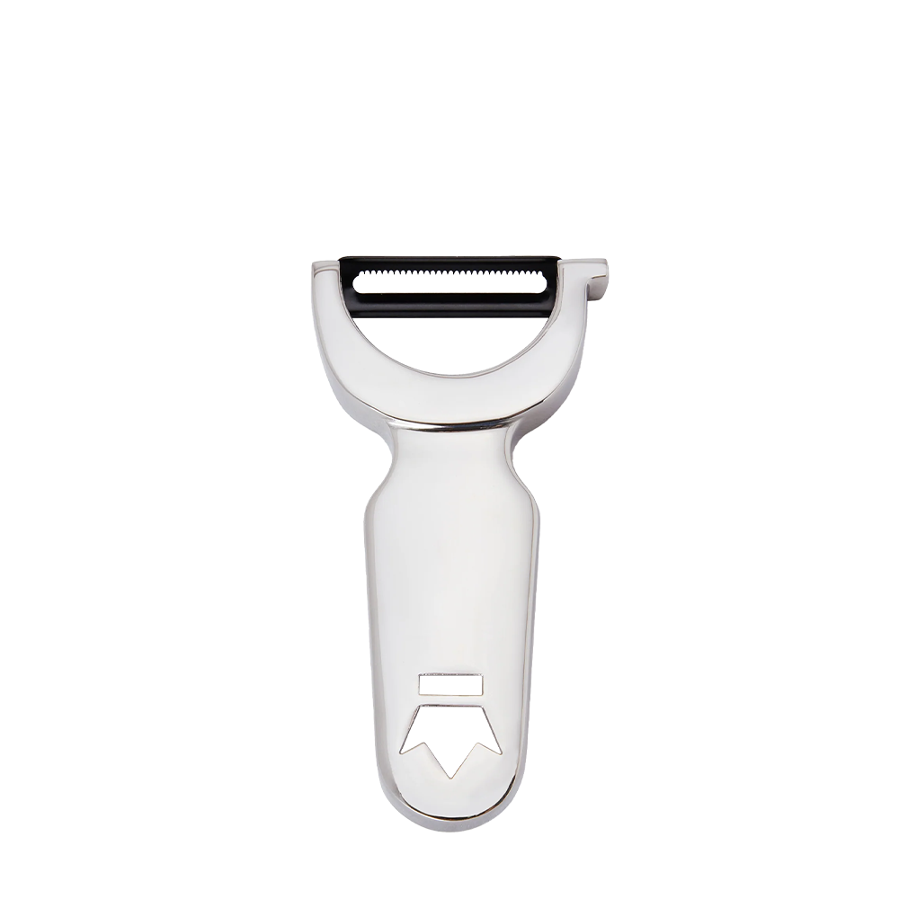 Cocktail Kingdom Buswell Cast Metal Peeler na beloj pozadini