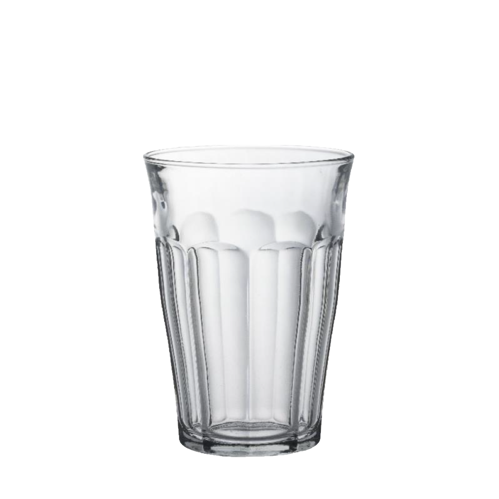 Duralex Picardie 1029 36 CL – 12 1/8 OZ na beloj pozadini