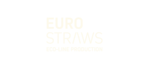 Eurostraws logo na beloj pozadini