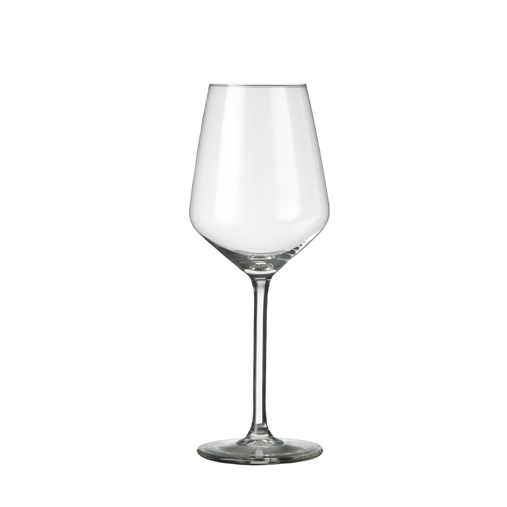 Staklena čaša Royal Leerdam Carré Wine 37cl iz kolekcije Royal Leerdam na beloj pozadini