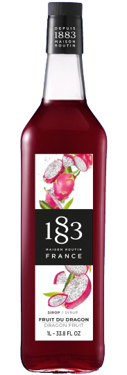 1883 Maison Routin Dragon Fruit cocktail syrup bottle
