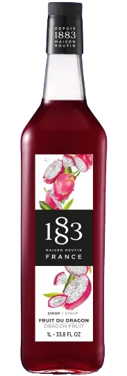 1883 Maison Routin Dragon Fruit cocktail syrup bottle