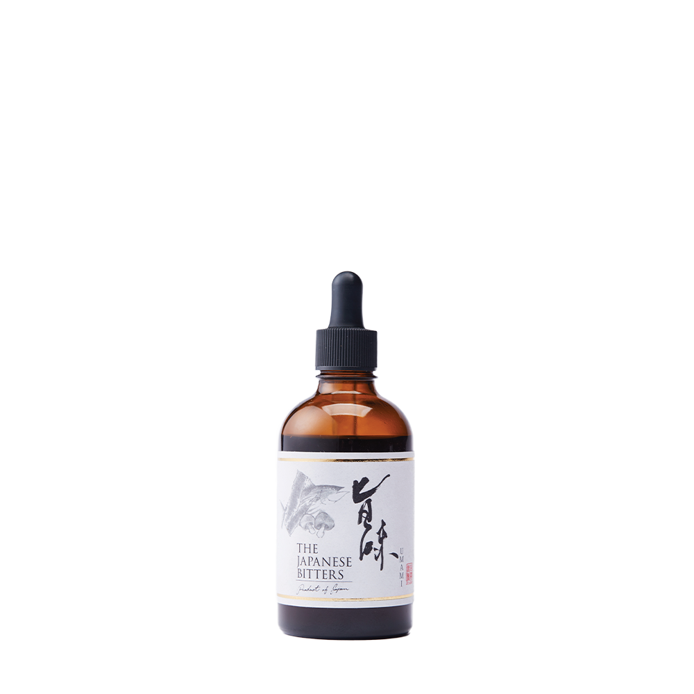 The Japanese Japanese Bitters Umami 27% Vol. 0,1L na beloj pozadini