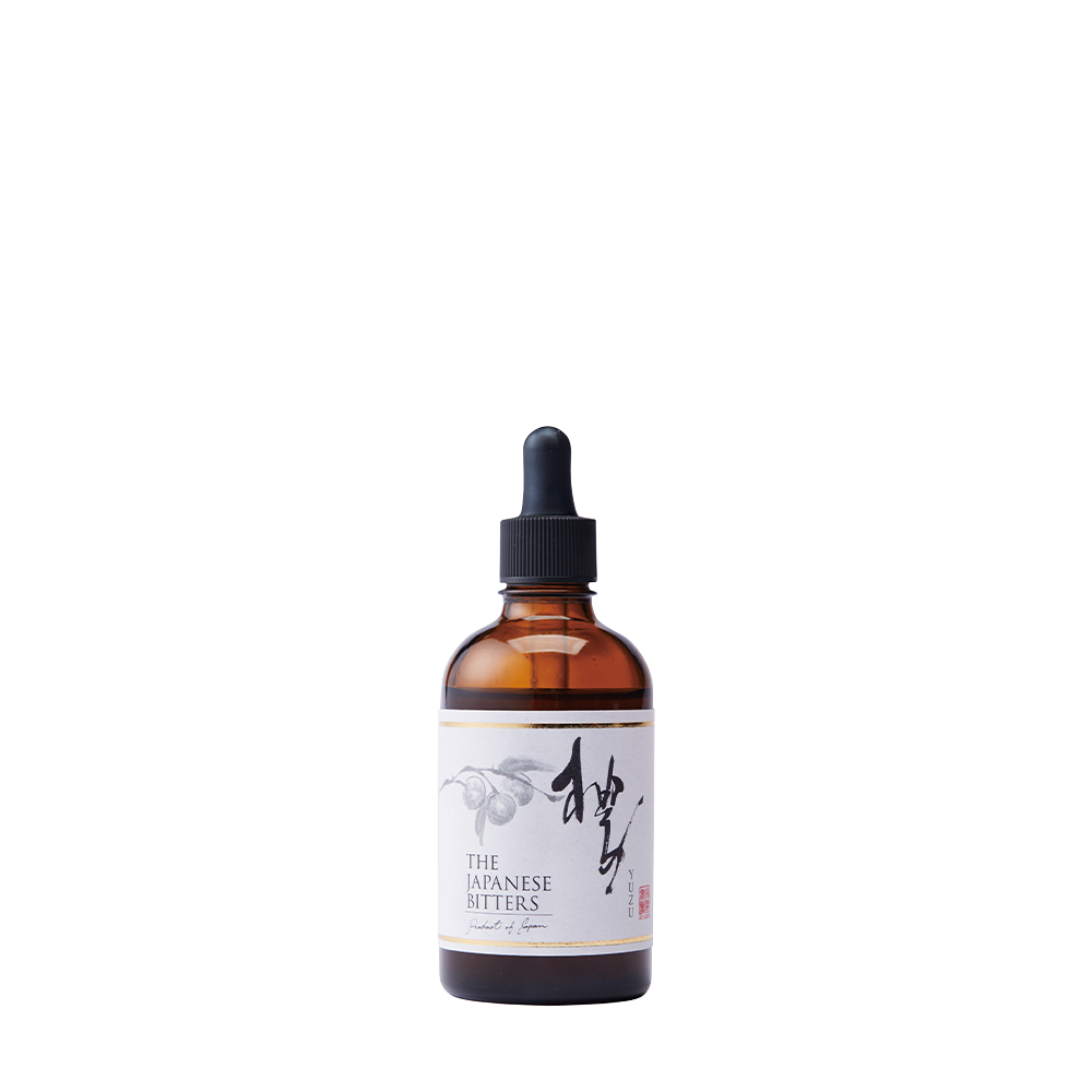 The Japanese Japanese Bitters Yuzu 27% Vol. 0,1L na beloj pozadini