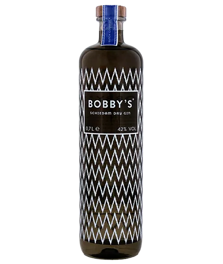 Bobby's Schiedam Dry Gin premium gin bottle